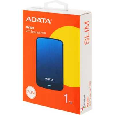 жесткий диск A-Data AHV320-1TU31-CBL Синий