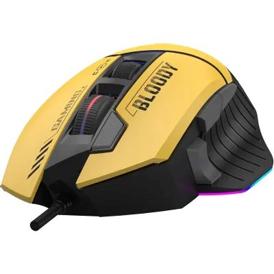 мышь A4Tech Bloody W95 Max Sports Lime Желтый-черный