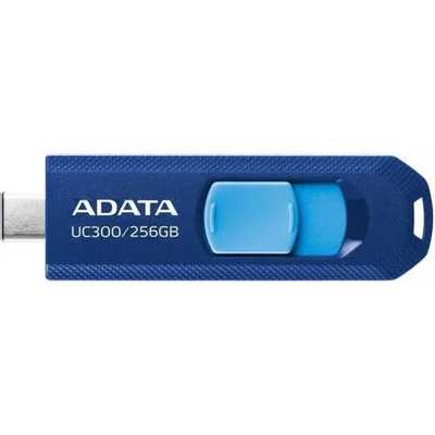 флешка ADATA 256GB UC300 Blue/Light Blue Черный, голубой