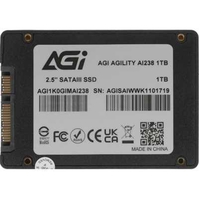 SSD диск AGI AI238 1Tb AGI1K0GIMAI238-CB Черный