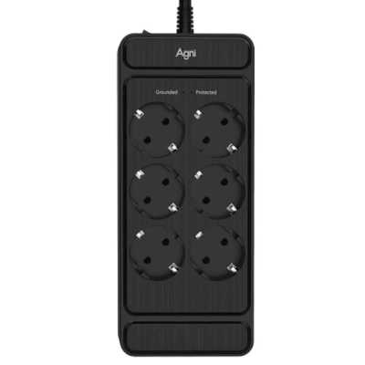 сетевой фильтр AGNI TP-FS6E-5m-black черный