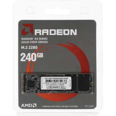 SSD диск AMD Radeon R3 Series 240Gb R3MS0240G8 Черный