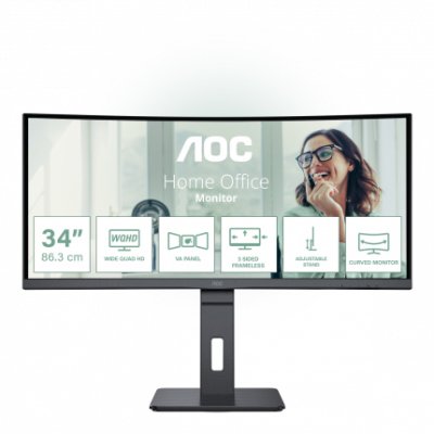 монитор AOC CU34P3CV Черный