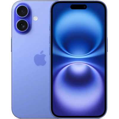 смартфон Apple iPhone 16 128GB Ultramarine MYDU3AH/A синий