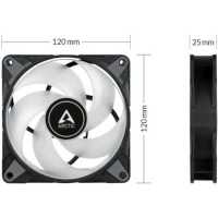 кулер Arctic P12 PWM PST A-RGB 0dB Black ACFAN00231A