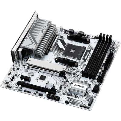 материнская плата ASRock B550M Pro RS Белый