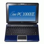нетбук ASUS EEE PC 1000HE 1/160/Blue/Win XP