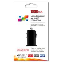 автомобильное зарядное устройство Ginzzu GA-4105UB Черный