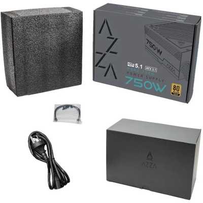 блок питания AZZA 750W PSAZ-750G ATX 3.1 Черный