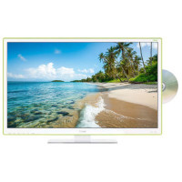 телевизор BBK 22LED-6078-FT2C Белый с зеленым оформлением