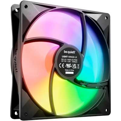 кулер Be Quiet Light Wings LX 140mm PWM Black Черный