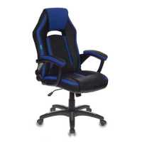 игровое кресло Бюрократ CH-829-BL+Blue черно-синий