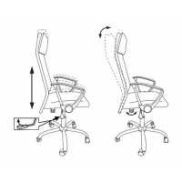 офисное кресло Бюрократ KB-6N/SL/B/410-RD красный