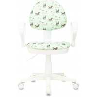 стул Бюрократ KD-3/WH/ARM/HORSE-GN