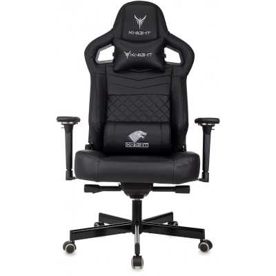 игровое кресло Бюрократ KNIGHT HUNTER BL-PU черный