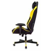 игровое кресло Бюрократ KNIGHT NEON YELLOW черно-желтый