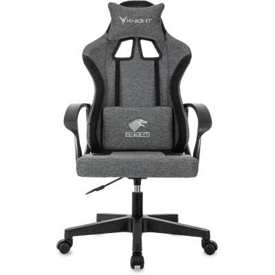 игровое кресло Бюрократ KNIGHT OPTIMUM GBL серый