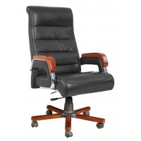 офисное кресло Бюрократ T-9909WALNUT/BLACK черный