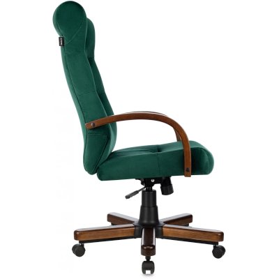 офисное кресло Бюрократ T-9928WALNUT/FABR/GN зелёный