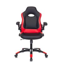 игровое кресло Бюрократ VIKING-1N-BL-RED черно-красный