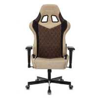 игровое кресло Бюрократ VIKING 7 KNIGHT BR FABRIC коричневый-бежевый