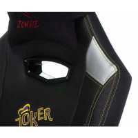 игровое кресло Бюрократ Zombie HERO JOKER черно-фиолетовый