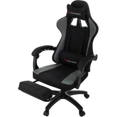 игровое кресло Бюрократ ZOMBIE Weaver Black/Grey черный-серый