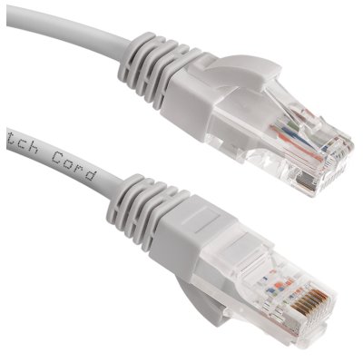 патч-корд Cabeus PC-UTP-RJ45-CAT.5E-1.5M Серый