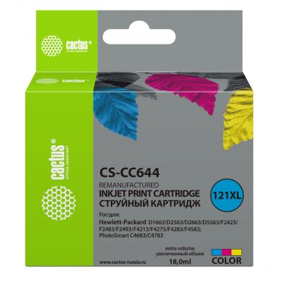 картридж Cactus CS-CC644 многоцветный