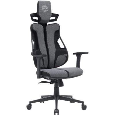 игровое кресло Cactus CS-CHR-DUO-GYBK черный-серый