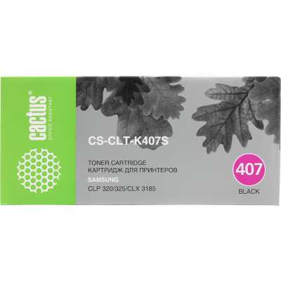 картридж Cactus CS-CLT-K407S черный