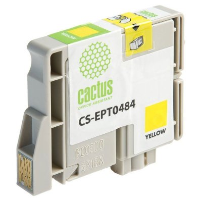 картридж Cactus CS-EPT0484 желтый