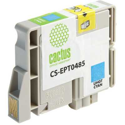 картридж Cactus CS-EPT0485 светло-голубой