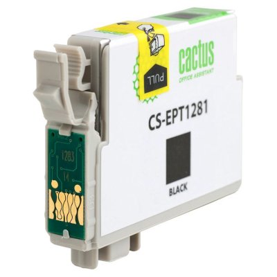 картридж Cactus CS-EPT1281 черный