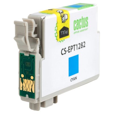 картридж Cactus CS-EPT1282 голубой