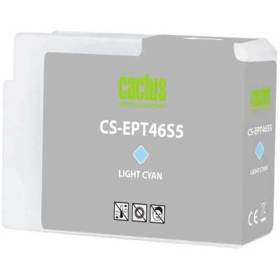 картридж Cactus CS-EPT46S5 светло-голубой