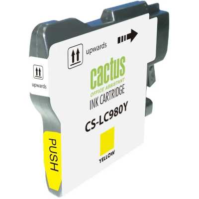 картридж Cactus CS-LC980Y желтый