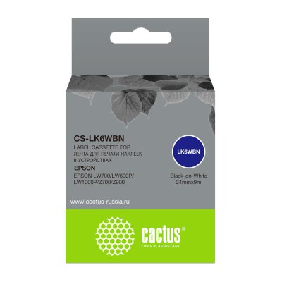 картридж Cactus CS-LK6WBN черный