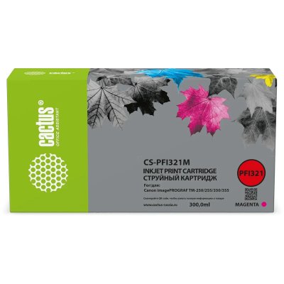 картридж Cactus CS-PFI321M пурпурный