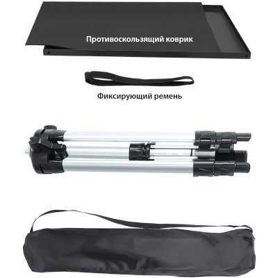 штатив Cactus CS-VM-PR25-AL черный, серебристый