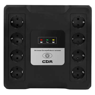 ИБП CBR Crystal CTL-800B-8F-LDK