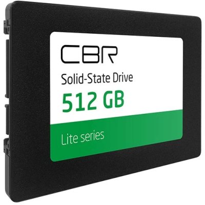 SSD диск CBR Lite 512Gb SSD-512GB-2.5-LT22 Черный