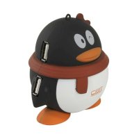 разветвитель USB CBR MF-400 Pingui черный