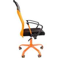 офисное кресло Chairman 610 CMet Black-Orange 7021400 черный/оранжевый