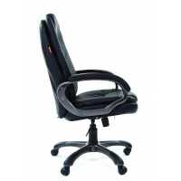 офисное кресло Chairman 668 PU Black 7007680 черный