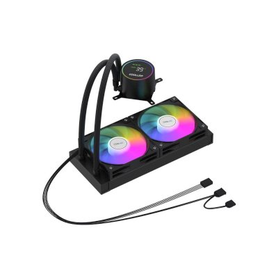 кулер Coolleo ICE Fairy DIG 240 Lite Black Черный
