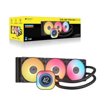 кулер Corsair iCUE LINK Titan 360 RX LCD CW-9061023-WW Черный