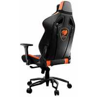 игровое кресло Cougar Throne Black-Orange черно-оранжевый