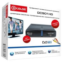 ТВ-тюнер D-Color DC901HD Black