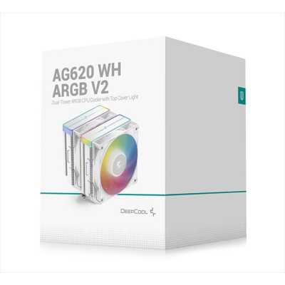 кулер Deepcool AG620 White ARGB V2 Белый
